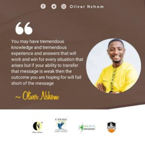 Quotes by Oliver Nshom